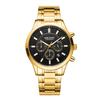MEGIR Luxury Business Quartz Watch for Men Stainless Steel Strap Luminous Date Waterproof Male Casual Wristwatch Chronograph Clock 2150