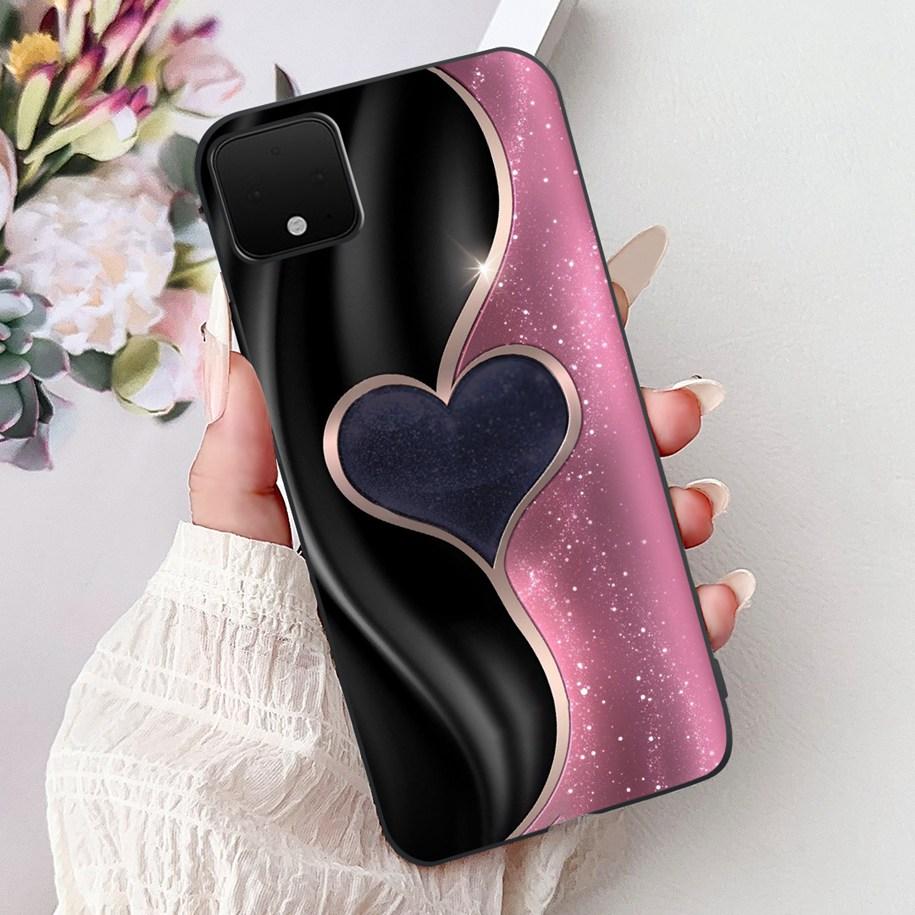 Pour Google Pixel 4 XL Coque Pixel XL4 Housse Marbre de Luxe Dessin Animé Silicone Souple TPU Étuis de Téléphone Pour Google Pixel 4XL G020J Pare-chocs