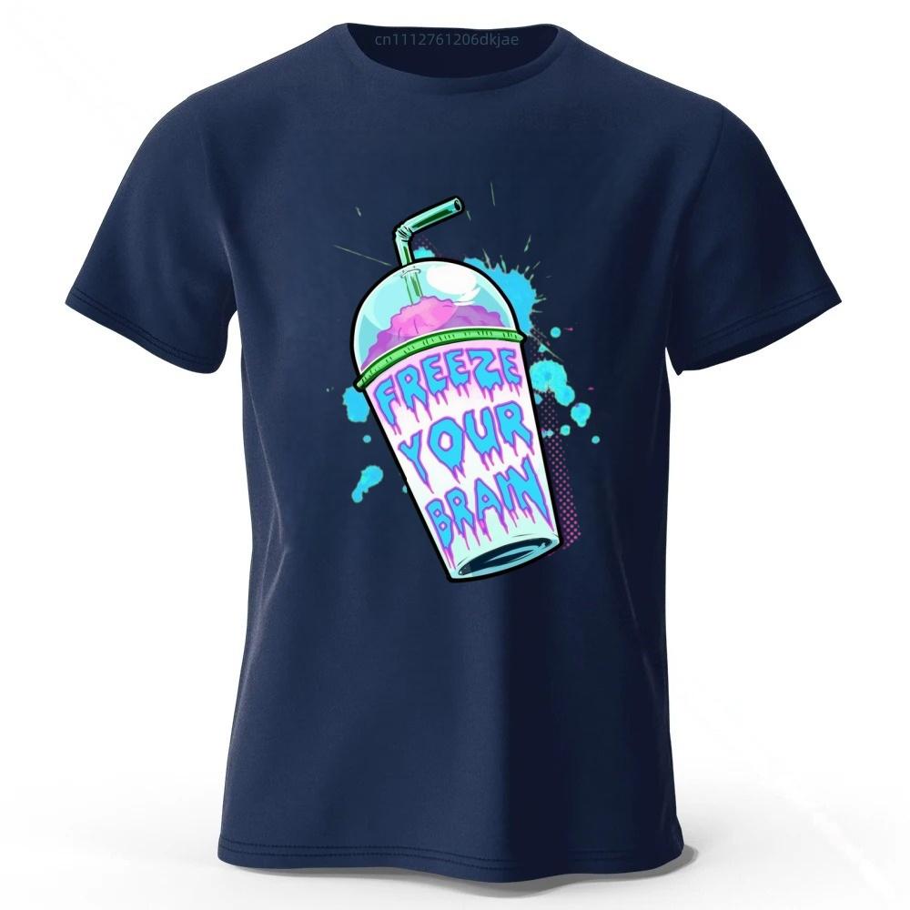 Summer Carnival Cotton Printed ShortSleeve TShirt  Mens Daily Street Casual Trendy Tee PlusSize Loose Running Sports Top