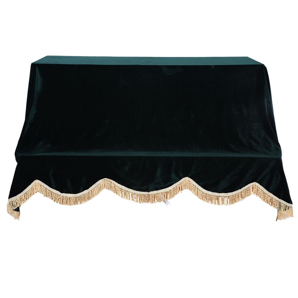 200 * 150 cm slitesterkt støvtett beskyttelsestrekk til oppreist piano, pleuche-stofftilbehør