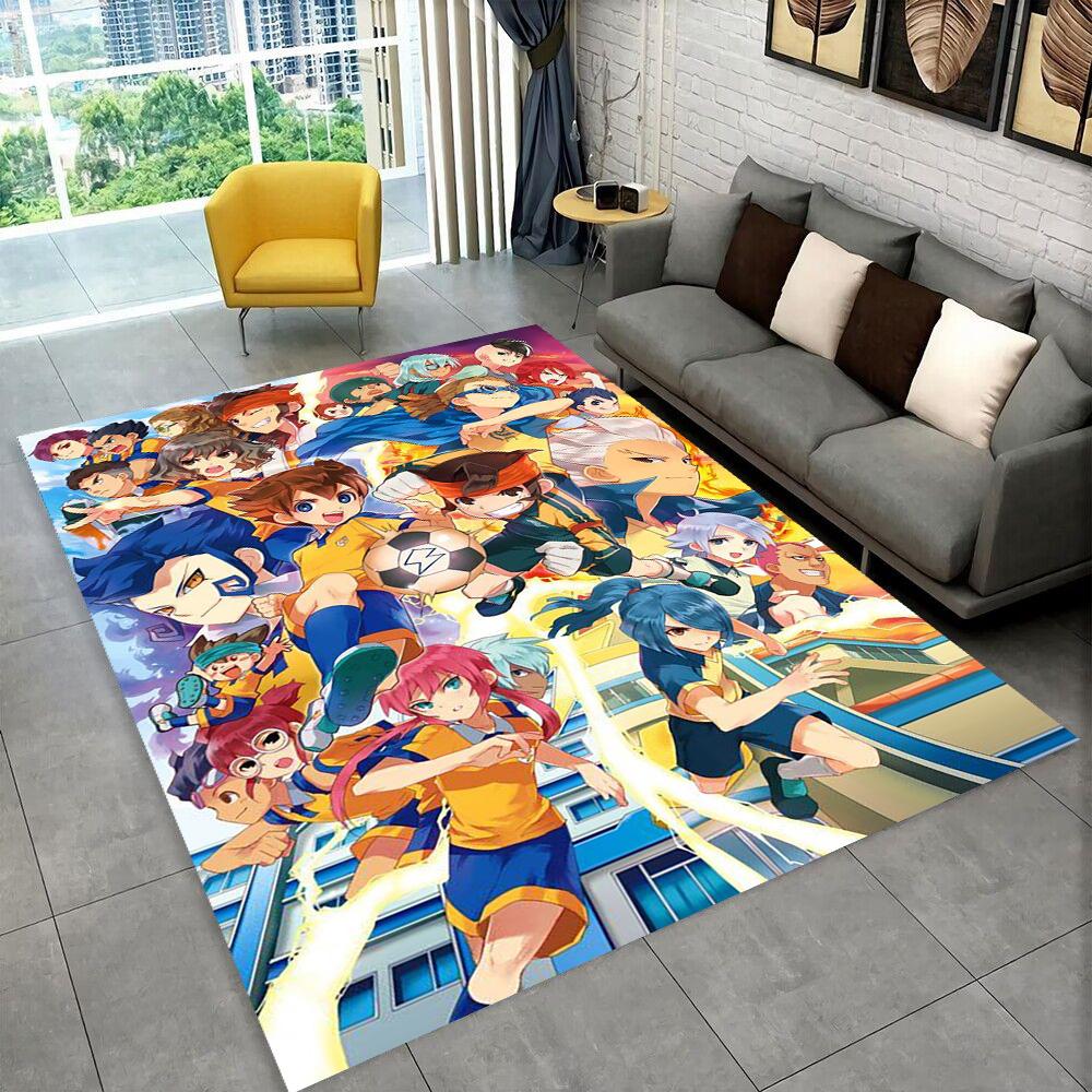 Anime Inazuma Eleven Mark Evans Zeichentrick Teppich, Teppich für Wohnzimmer Schlafzimmer Sofa Fußmatte Dekoration, Rutschfeste Bodenmatte