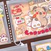 1Set Cartoon Stationery Supplies Set Notebook Pens Bookmarks Accessories Ideal For Students Study Gift