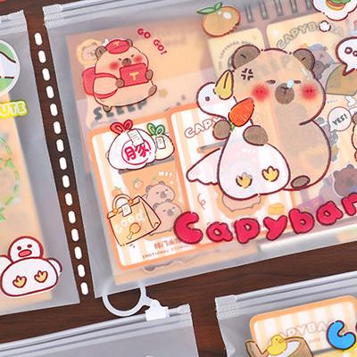 1Zestaw Kreskówkowy Zestaw Artykułów Papierniczych Notatnik Długopisy Zakładki Akcesoria Idealny Dla Studentów Do Nauki Prezent