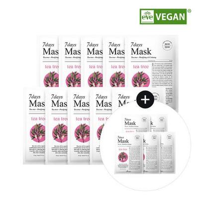 Arial Seven Days Maske Teebaum M 10 Blatt + 5 Blatt Spezial