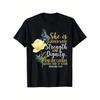 Christelijke Bijbelvers Vlinder Roos Spreuken 31:25 T-shirt, Losse Stijl Nieuw Unisex Korte Mouw T-shirt,