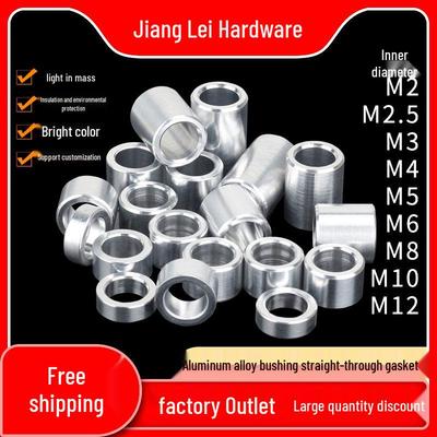 Round Aluminum Alloy Shaft Sleeves & Flat Washer Gaskets (M2-M6.5)