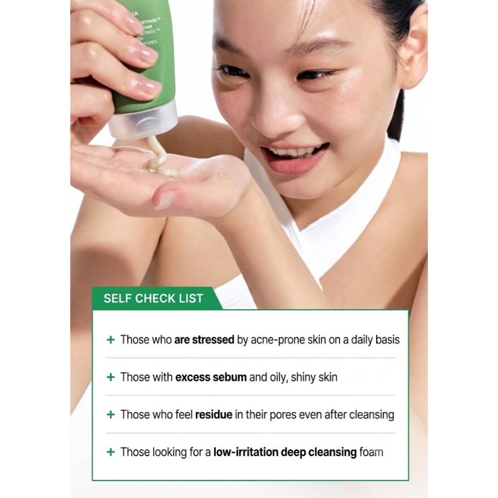 [ANUA] Heartleaf + BHA Quercetinol Pore Care Deep Foam Cleanser 150ml x 2 150ml x 2