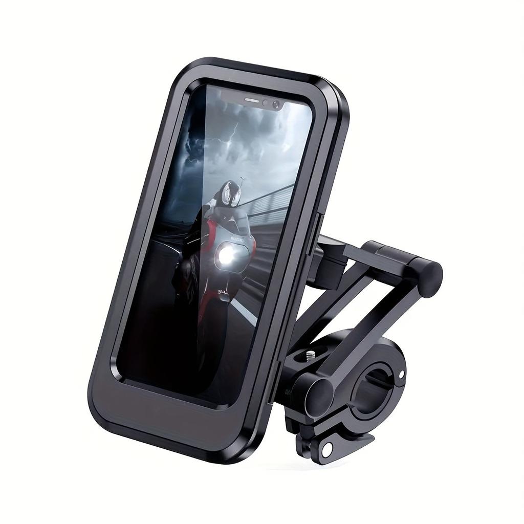Motorcycle, Bicycle, Mobile Phone Holder, ABS Material, Magnetic Design, Retractable, Rainproof Bicycle and Electric Bike Navigation Holder