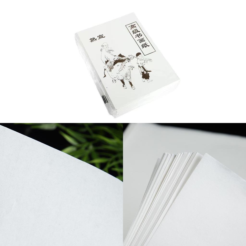 Traditional Chinese Brush Painting Paper Set With Natural Bamboo Material For Art Enthusiasts