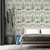 Vintage Floral Peel and Stick Wallpaper Bouquet Floral White Self Adhesive Wallpaper for Bedroom Furniture Paper Removable
