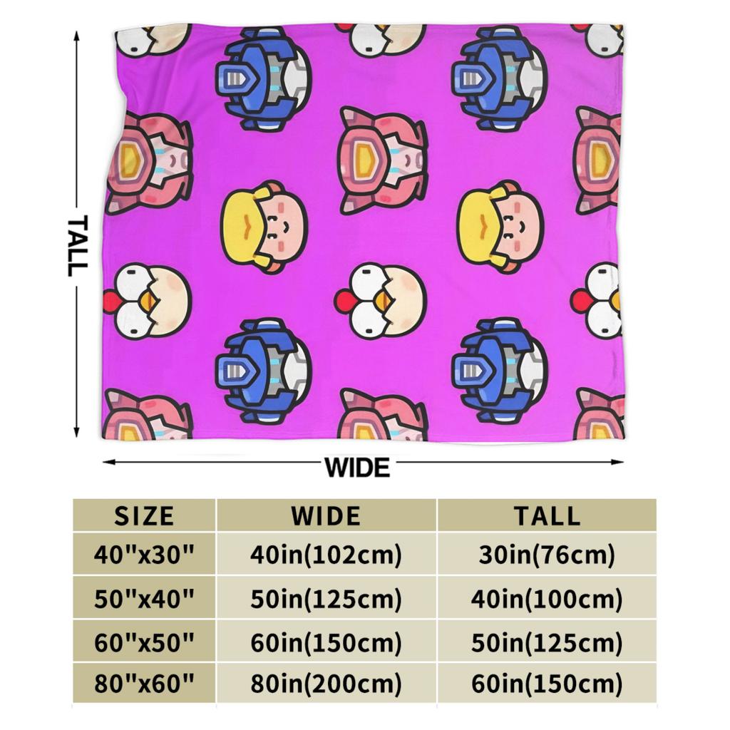 Squad Busters Game Blanket Quality Warm Soft Throw Blanket Winter Picnic Couch Chair Sofa Bed Novelty Bedspread