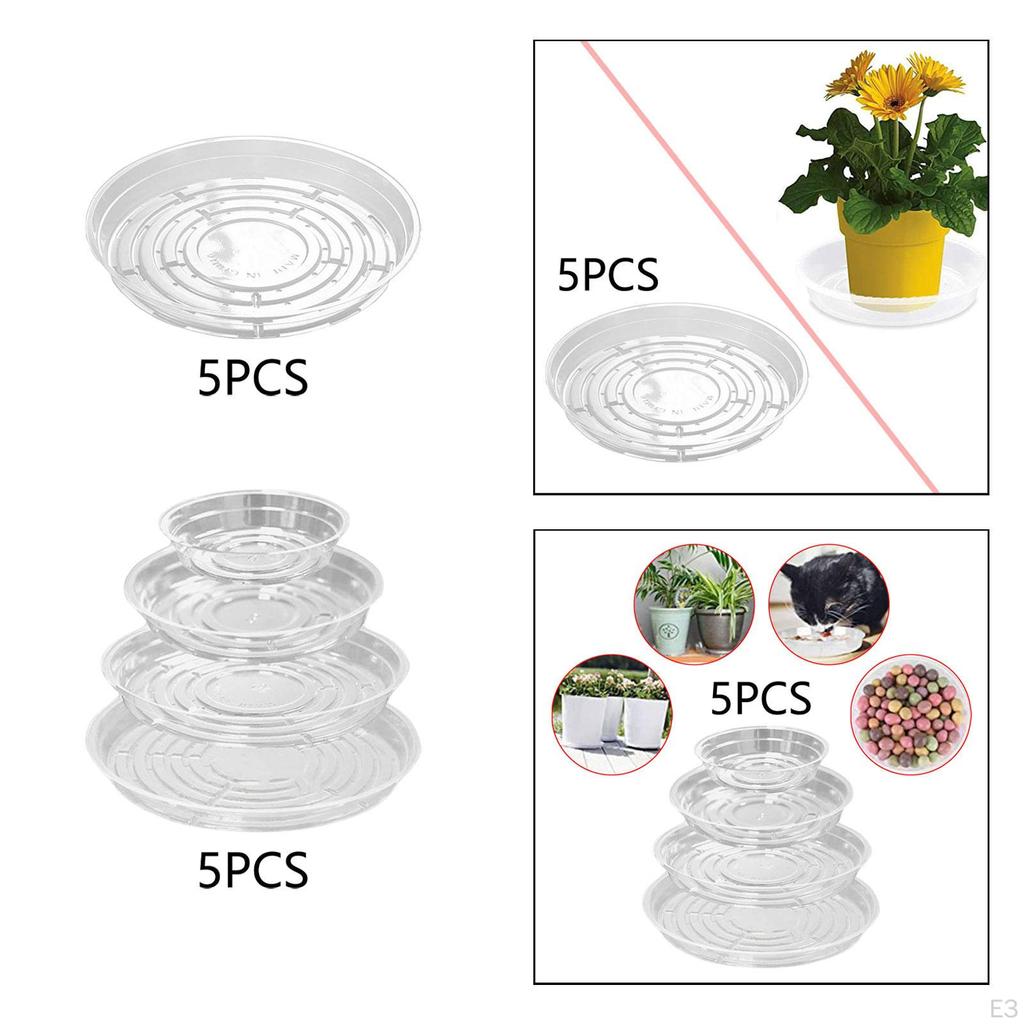 Plant Trays Lawn Courtyard Home Decor Balcony Round Windowsill Saucers 12inch