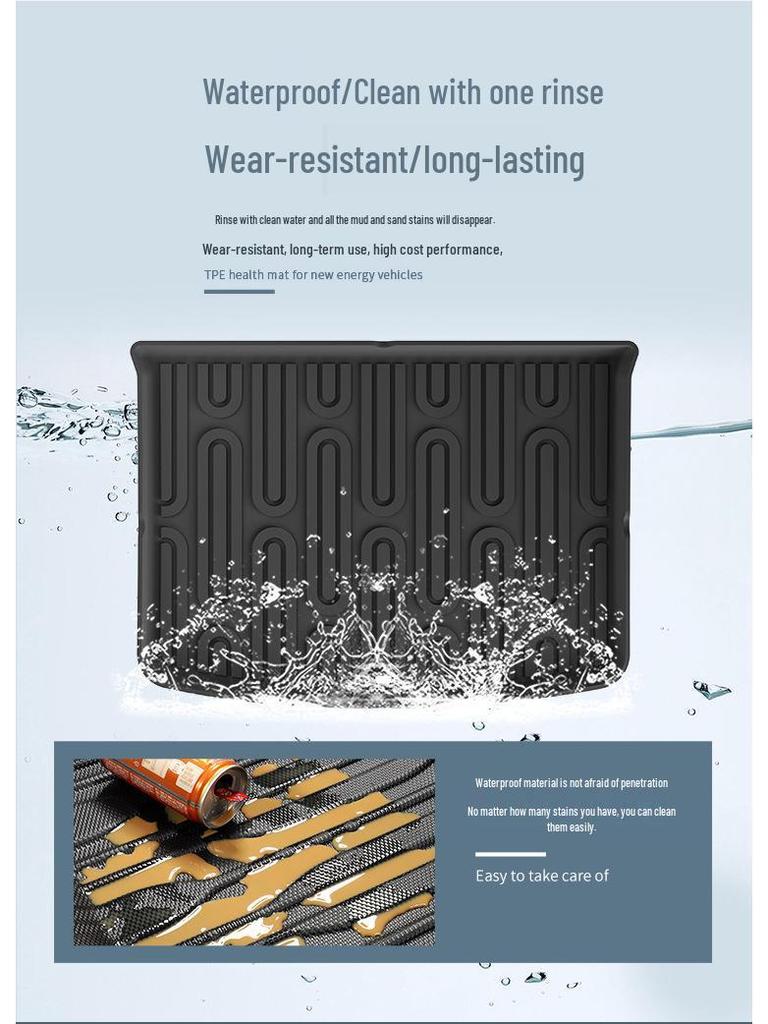 NIO Firefly Car Trunk Mats & Seat Back Cushions - TPE, for Models 25