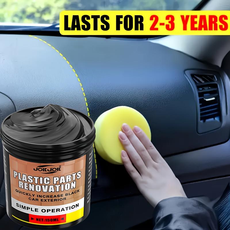 150ML Large Capacity Car Interior Care Wax, High Gloss Finish, Smooth Application, Durable Formula, Essential for Car Owners