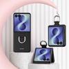 Custodia per Samsung Galaxy Z Flip 8, Protezione Anti-Graffio Antiurto con Fibbia - Nero