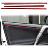 For Toyota RAV4 2013-2018 Accessories Window Switch Panel Red | Real Carbon Fiber, for Toyota RAV4 2013 2014 2015 2016 2017 2018, Interior Trim