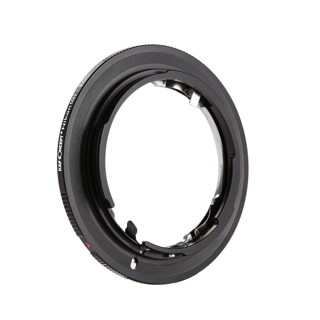Concept Lens Mount Adapter Lens to Canon with Aperture Lever K&F KF-NGEF (Nikon F-Mount (G-Type Compatible) EF-Mount)