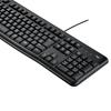 Logitech Logitech Wired Keyboard Water Resistant K120 USB Connection Numeric Keypad Thin Wired Keyboard