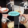 Press Type Honey Bottle High Borosilicate Glass No Drip Syrup Dispenser Coffee Syrup Dispenser Kitchen Tool Container