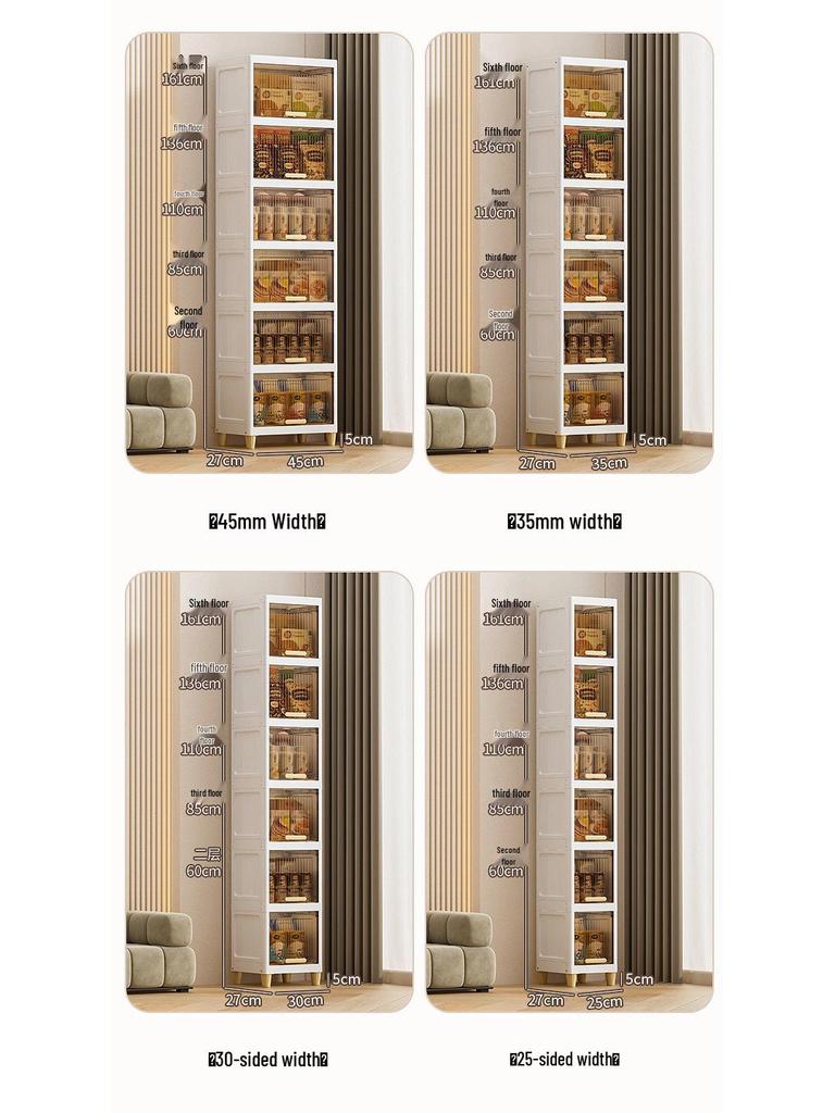 Convertible Multi-Layer Storage Cabinet for Living Room, Bathroom, or Children's Room