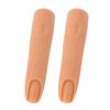 2 Stück Silikon-Nagel-Übungsfinger Flexibel Biegsam Maniküre-Training Künstliches Finger-Modell