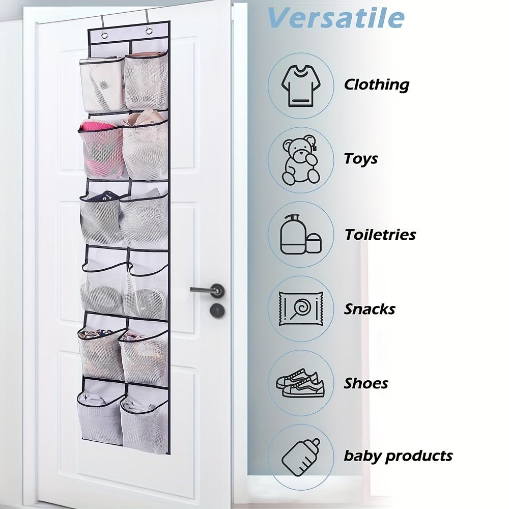 Over The Door Shoe Rack With12 Large Mesh Pockets Hanging Shoe Organizer For Closet Hanging Shoe Rack Holder