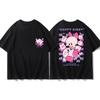 Adult and Children Kirby Face Expression Pure Cotton YKT TShirt Suitable for Staying Home or Going Out