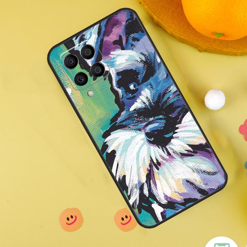 Lovely Dogs Schnauzer Case For Samsung Galaxy M15 M35 M55 M11 M14 M34 M54 M31 M13 M53 M51 M12 M32 M52 M16 M36 M56