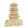 3D Wooden Jigsaw Puzzle Model - Four-Piece Street Stall Children's Toy