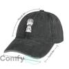 Cartoon Girl with Mask Fashion Washed Baseball Cap Hat Outdoor Activities