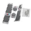 BZI1 1set Aluminum Car Accelerator Pedal Mat for F01 F02 F10 F20 F30 F31 F34 F48 F87 Car Accessories