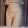 Mens Crossdresser Panties Japanese Striped Bulge Hiding Gaff Underwear Fake Vagina Panties Cd Drag Sissy Hollow Back Briefs