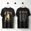 T-shirt Homme Def Leppard Leopard Hysteria Tournée US 1987