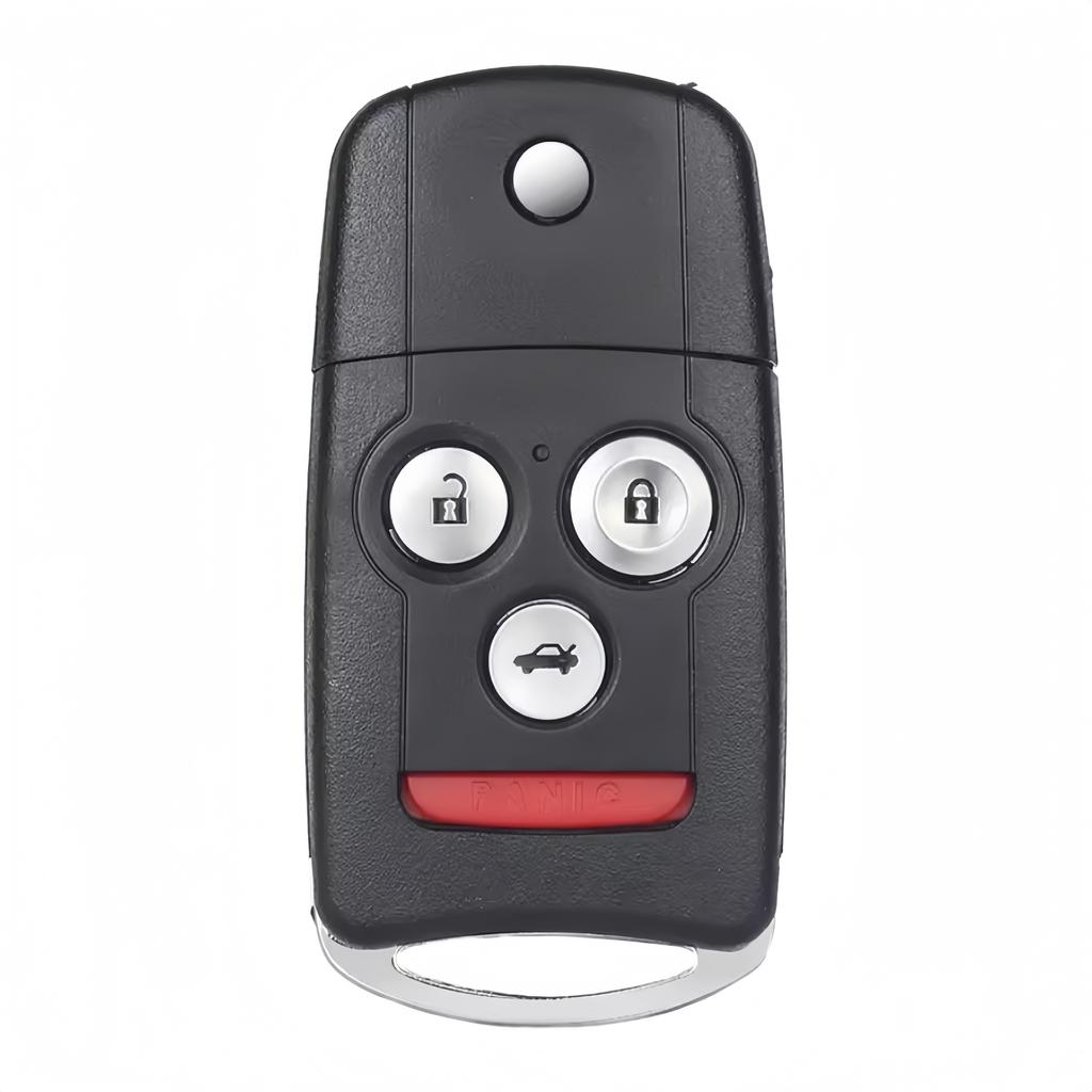 Xjmynb For Honda Acura Civic Dio Accord Jazz Odyssey Crv Hrv 2/3/4 Buttons Replacement Flip Remote Car Key Shell Case Housing