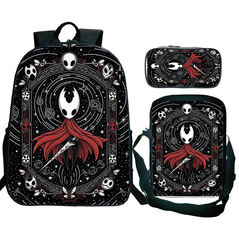Hollow Knight 2 Silksong Backpack Teenagers Hornet Fridge Magnet Rucksack Shoulder Bag Pencil Case School Backpacks