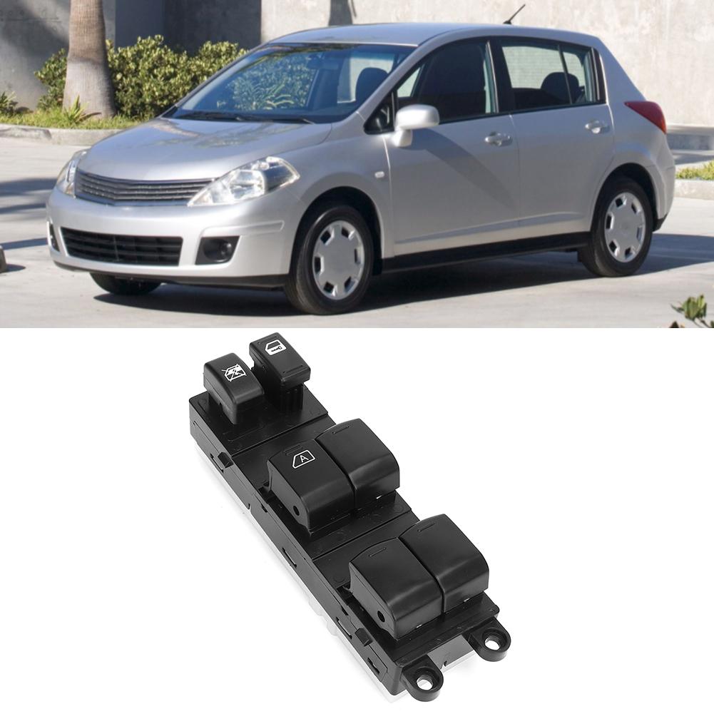 Vänster förarsida elektrisk fönsterhuvudströmbrytare Passar för Nissan Tiida C11 SC11 C11Z 25401 ED500