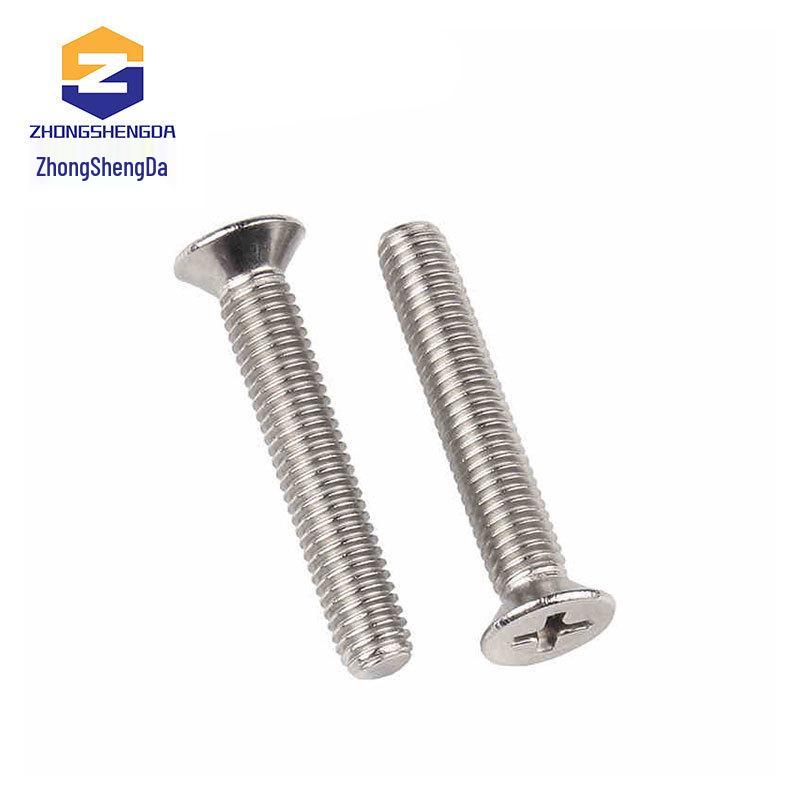 304 Stainless Steel Phillips Countersunk Flat Head Machine Screw M2/M3/M4/M5