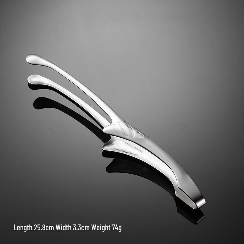 

Long Stainless Steel Round Head Barbecue Tongs (10-Pack)