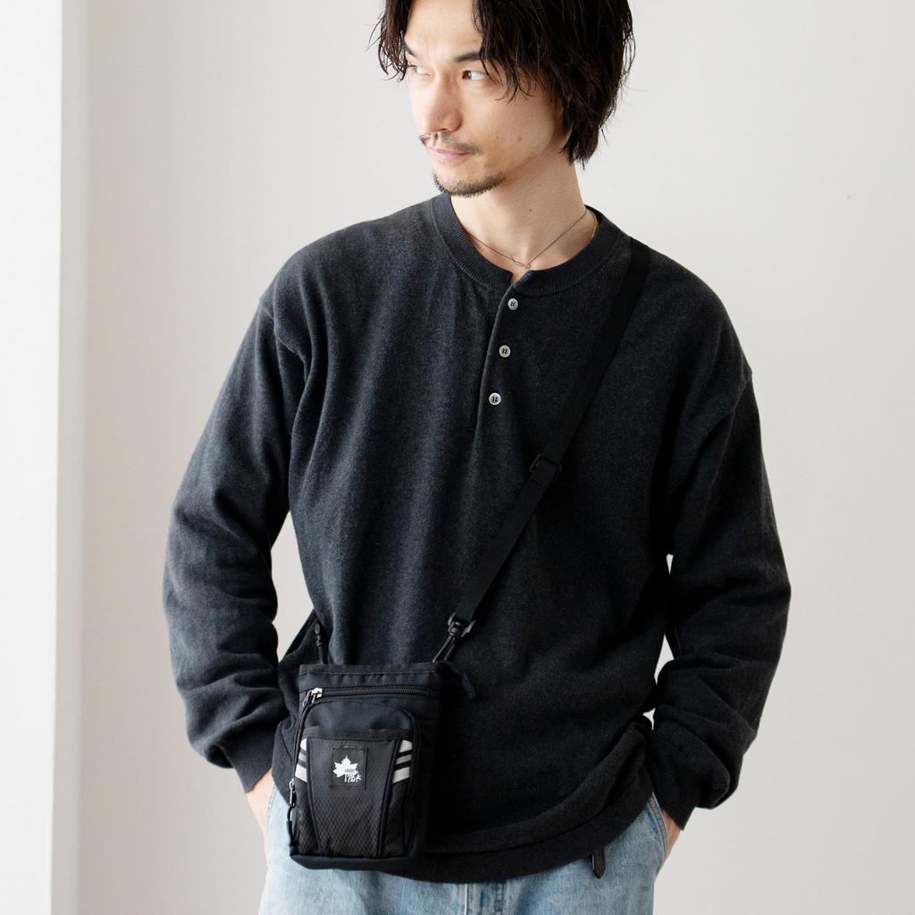 Logo Spark Scissor Bag, Shoulder Bag, Reflective, 3-Way Sacoche, Navy