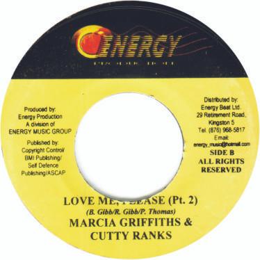 

7-дюймовая пластинка MARCIA GRIFFITHS / CUTTY RANKS - Love Me, Please / Love Me, Please ( НИКТО Энергетический Продукт Ямайский Регги, Ска и Даб Использованный