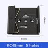 25MM 35MM 45MM Metal DIN Rail Fixed Clamp Clip Relay Mounting Buckle Simple Fixing Rack With Mounting Holes
