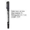 Marker Double Tip Portable 0.5/1mm Marker for Office