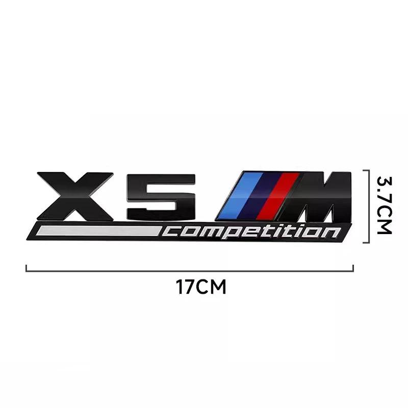 BBKP7 3D Car Decorative accessories M Badge Emblem Decoration Accessories For BMW M3 M4 F07 F34 F30 F20 F10 E60 E46 E53 G01 G02 G05