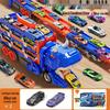 Dinosaur Deformation Toy Car Set - Triceratops & Tyrannosaurus Rex
