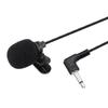 Mini Portable Clip On Lapel Condenser Microphone Mic Hands Free 3.5mm TS Plug for Computer PC Portable Voice Amplifier