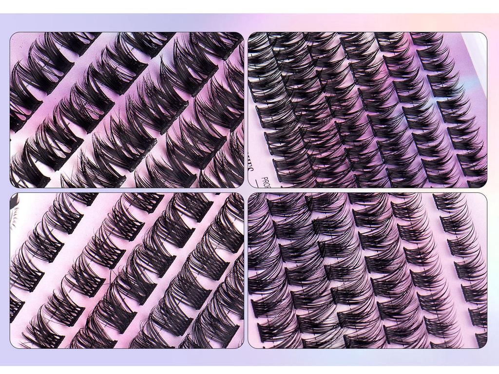 Segmentierter Fischschwanz Weizenähre Faul DIY Große Kapazität Hitzeschmelz Stiel Falsche Wimpern