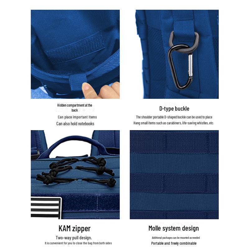 Großvolumiger Taktischer Outdoor-Rucksack - Bergsteigen, Lastenreduzierung, Oxford-Gewebe, Herren-Reisetasche