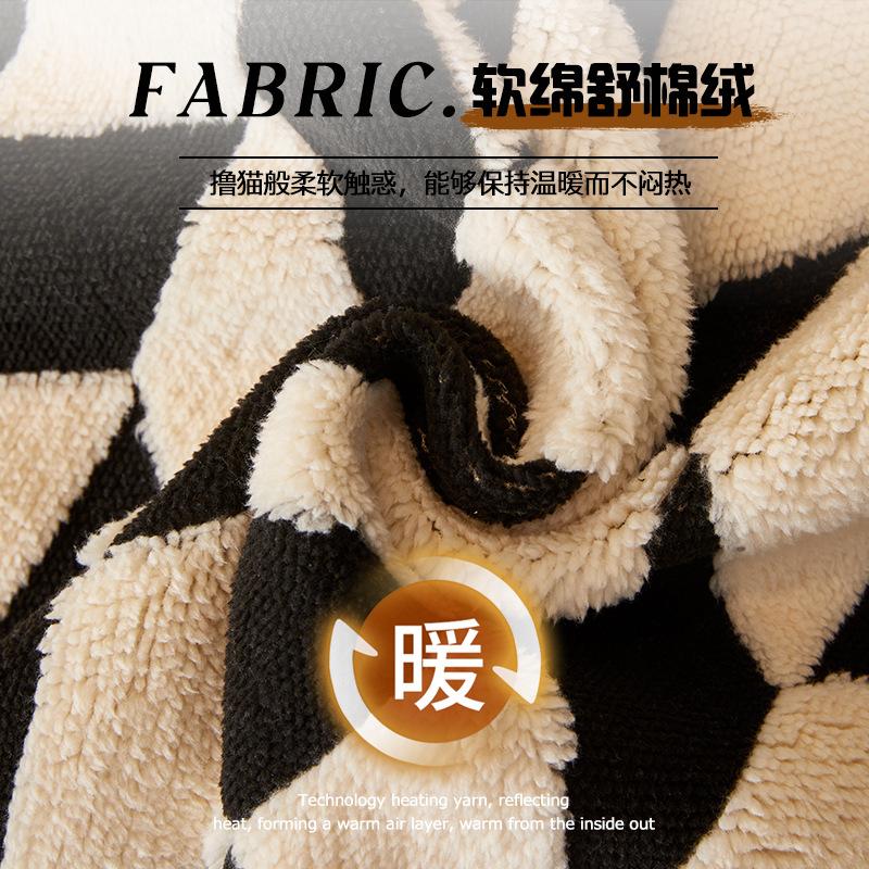 Premium Comfortable Cotton Lint Sofa Cushion  Autumn And Winter New Thickened Seat Cushion Non-Slip Sofa Cover Cover Cross-Border