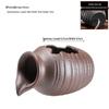 Eco Tank Pottery Jar: Ancient Flow Filtration Ornament for Oxygenating Fish, Courtyard Landscaping, and Fountain Decoration.