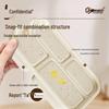 Biodegradable 4-Compartment Corn Starch Takeout Containers